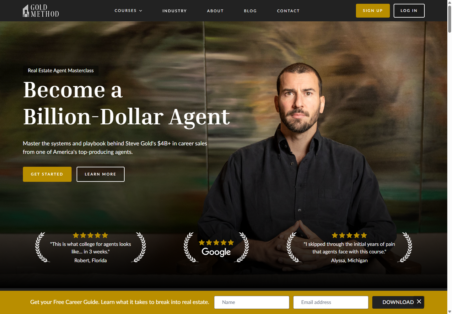 Gold Method Course Website