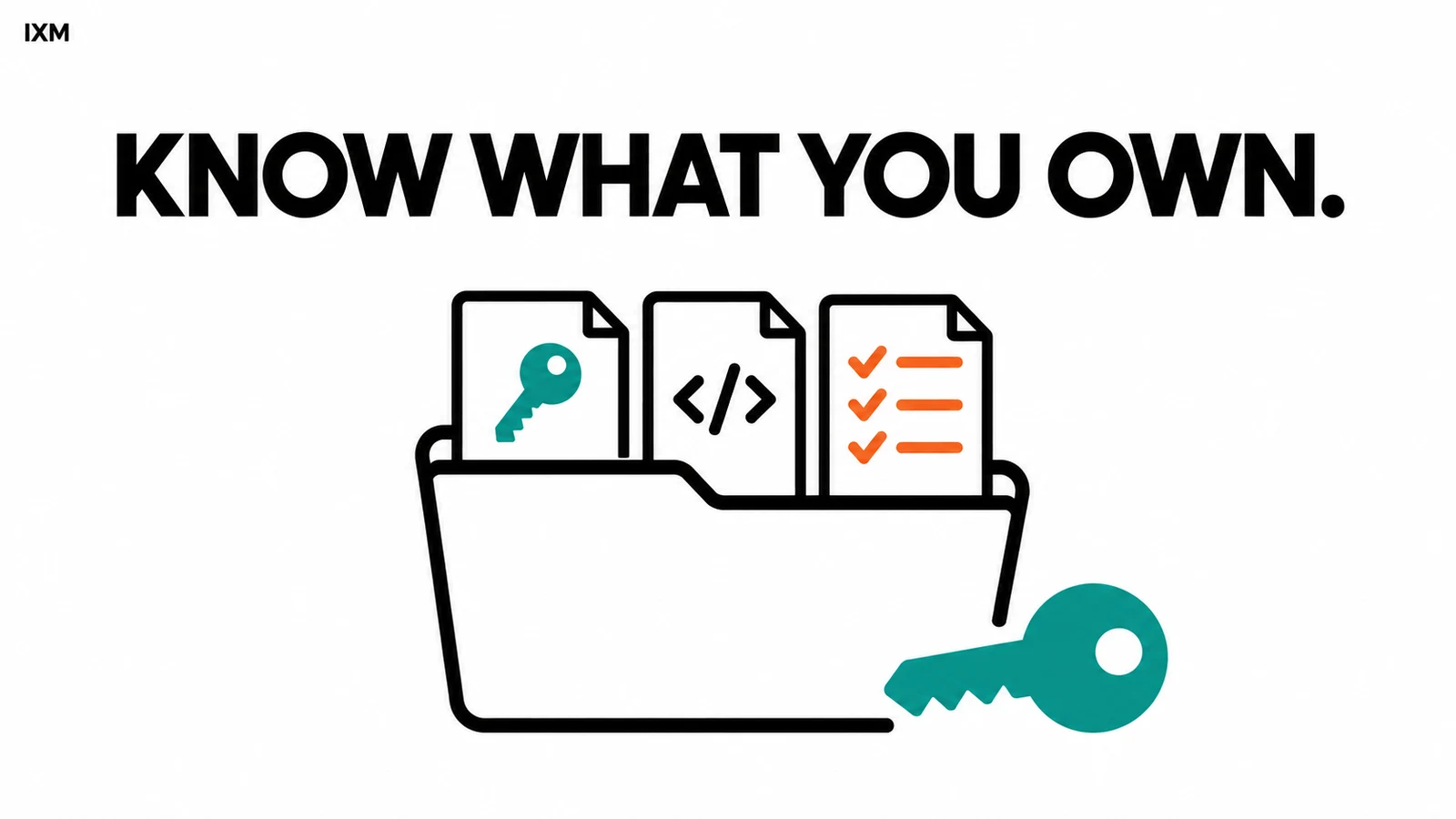 Know what you own: project files, access keys and a handover checklist