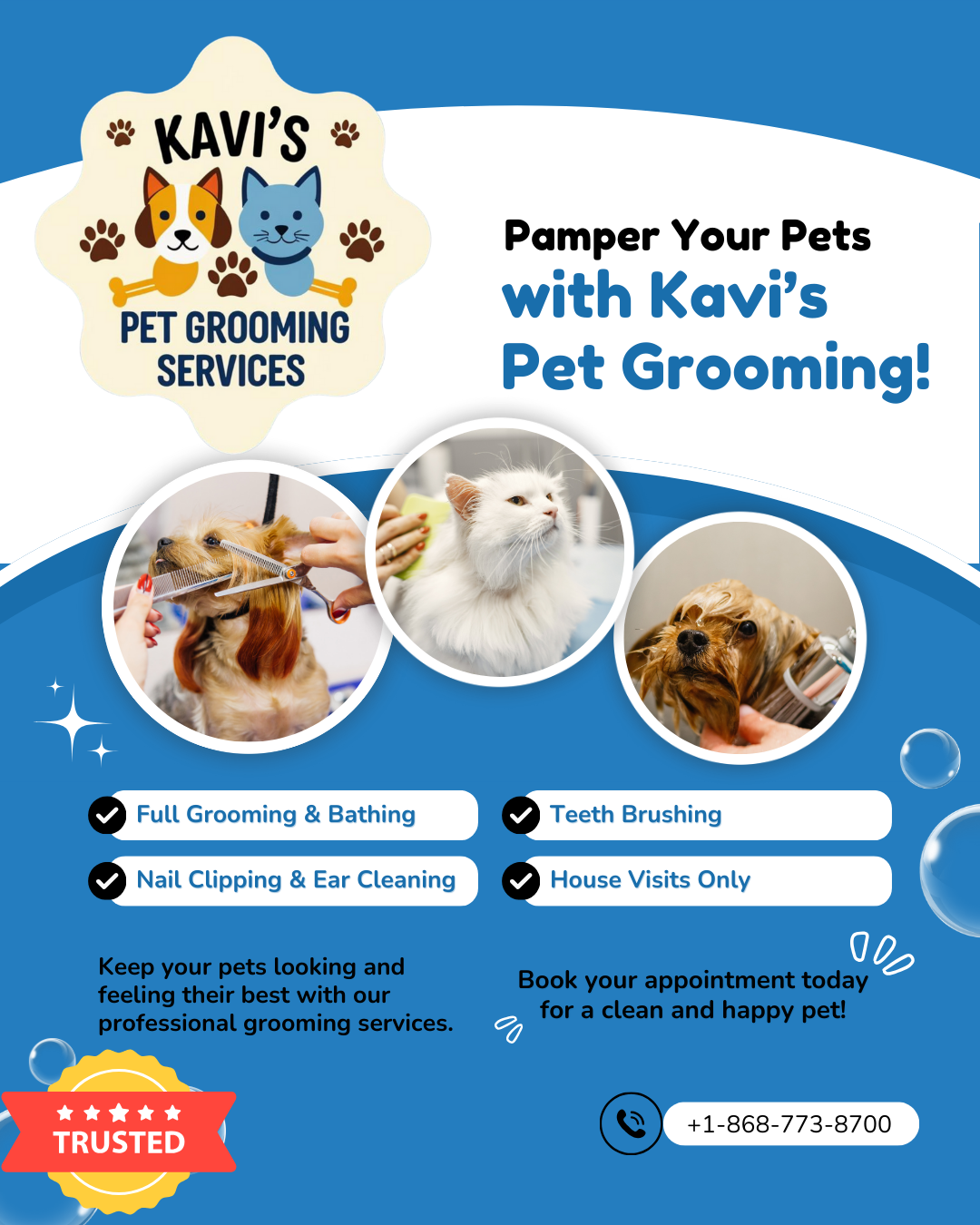 Kavi's Pet Grooming Promo